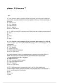 chem 210 exam 7 Questions with Explanations of Answers   2026&sol;2027&lpar;A&plus; Guarantee&rpar; &vert; PDF