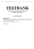 Test Bank for Essentials of Oral Histology and Embryology 5th Edition Daniel J&period; Chiego &vert; Multiple Choice & True&sol;False Questions