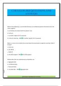 CTR EXAM 2025 QUESTIONS AND ANSWERS