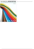 Test bank Business Statistics For Contemporary Decision Making 7th Edition by Black 