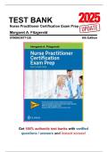 Test Bank for Nurse Practitioner Certification Exam Prep&comma; 6th Edition by Fitzgerald&comma; ISBN 9780803677128&comma; Covering Chapters 1-19 &vert; Includes Rationales