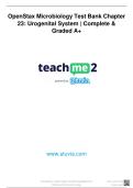 Test Bank Chapter 23&colon;  OpenStax Microbiology Urogenital System &vert; Complete & Graded A&plus;