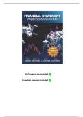 Test Bank for Financial Statement Analysis & Valuation&comma; 7th Edition by Easton