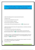 Econ 2110 exam 2 Clemson EXAM 2025 QUESTIONS AND ANSWERS