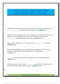 ECSA 102 BCA Epic EXAM 2025 QUESTIONS AND ANSWERS