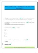 EGR 2400 Exam 1 2025 QUESTIONS AND ANSWERS