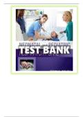 TEST BANK FOR NEONATAL AND PEDIATRIC RESPIRATORY CARE 5TH EDITION BY WALSH