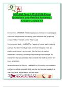 HED 400 &ndash; Test 3 &lpar;2025&sol;2026&rpar; &vert; 180&plus; Verified Q&A on Environmental Health&comma; Women&rsquo;s Health&comma; Child Mortality&comma; Air & Water Pollution&comma; Nutrition&comma; Disease Burden