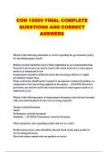 AATC CON 1200 EXAM RESOURCE PACK CONTAINING ALL NECESSARY QUESTIONS AND ACCURATE ANSWERS FOR STUDENT SUCCESS