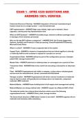 EXAM 1 - OPRE 4320 QUESTIONS AND ANSWERS 100&percnt; VERIFIED 