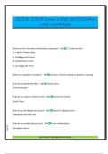 FLETC UPTP Exam 1 2025 QUESTIONS AND ANSWERS