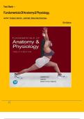 TEST BANK For Fundamentals of Anatomy and Physiology&comma; 12th Edition by Frederic H Martini&comma; All Chapters &comma; Latest Edition 2025&sol;26 GRADE A&plus;