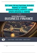 Test Bank and Solution Manual for Multinational Business Finance 16th Edition by David K&period; Eiteman&comma; Arthur I&period; Stonehill&comma; Michael H&period; Moffett&vert; All Chapters 1-18&vert; Latest Edition 2025&sol;26 A&plus;