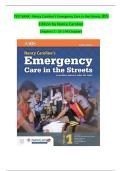 TEST BANK - Nancy Caroline&rsquo;s Emergency Care in the Streets&comma; 8th  Edition by Nancy Caroline Chapters 1 - 53 &vert; All Chapters