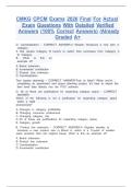 CMKG CPCM Exams 2026 Final For Actual  Exam Questions With Detailed Verified Answers &lpar;100&percnt; Correct Answers&rpar; &sol;Already Graded A&plus;