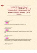 D184 WGU Standard-Based Assessment &lpar;Latest 2025&sol;2026 Update&rpar; Comprehensive Exam Questions and Answers &vert; Certified Solutions &vert; 100 &percnt; Correct&period;  