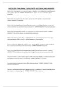 MDCA 1321 FINAL EXAM STUDY GUIDE QUESTIONS AND ANSWERS