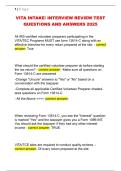 VITA INTAKE&sol; INTERVIEW REVIEW TEST  QUESTIONS AND ANSWERS 2025