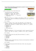 Test Bank For Contemporary Nursing Issues&comma; Trends&comma; & Management 9th Edition by Barbara Cherry&comma; Susan Jacob &vert; 2022&sol;2023 &vert; 9780323776875&vert; Chapter 1-28&vert; Complete Questions and Answers A&plus;