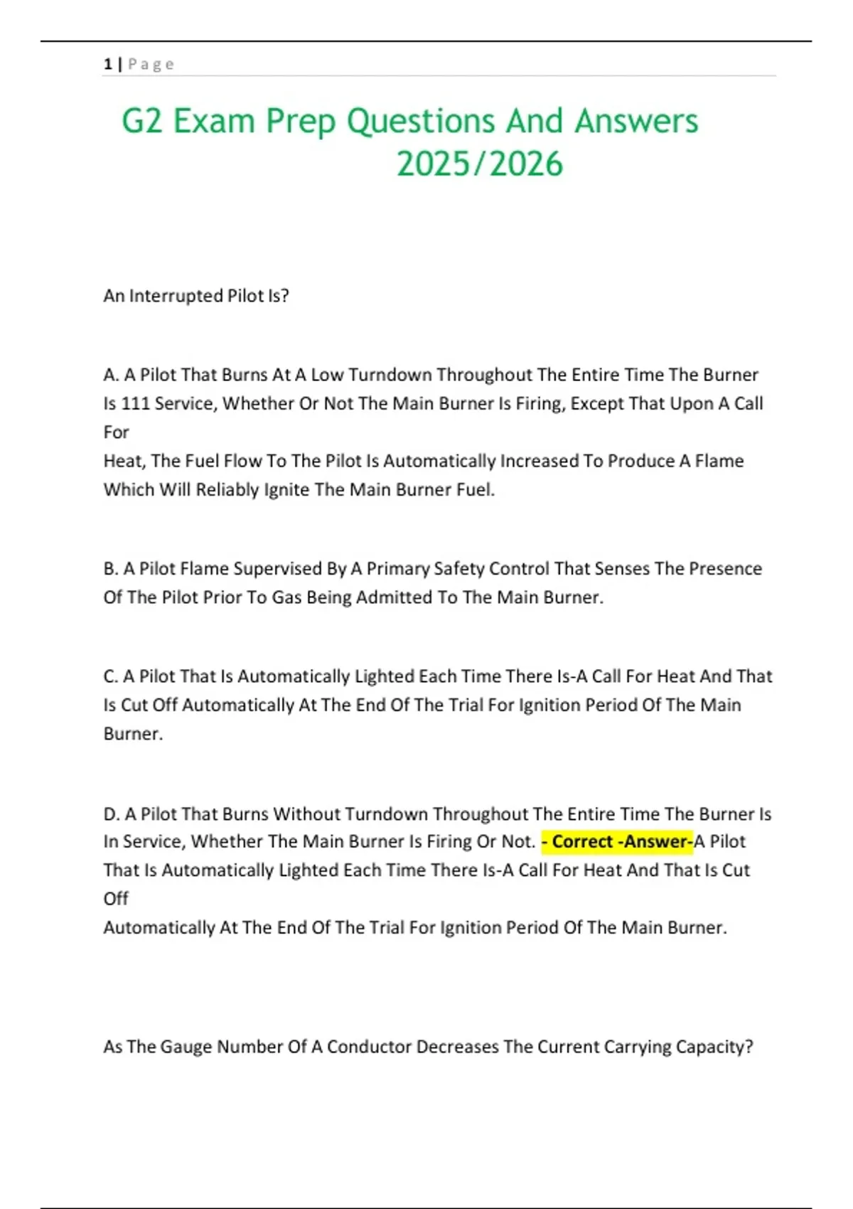 Time Chapter Test G2 G2 Exam Prep Questions And Answers 2025/2026 - G2 - Stuvia US