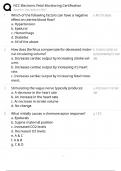 NCC Electronic Fetal Monitoring Certification &sol; Practice Test & Study Guide &sol; 2025 Update &sol; Score 100&percnt;