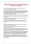MDLB 1221 Module F&comma; G&comma; H&comma; I&comma; J Exam Questions And Answers 100&percnt; Verified 