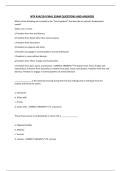 NTR 454-554 FINAL EXAM QUESTIONS AND ANSWERS