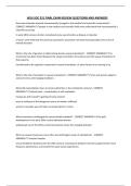 WSU SOC 351 FINAL EXAM REVIEW QUESTIONS AND ANSWERS
