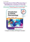 TEST BANK FOR Introduction to Clinical Pharmacology&comma; 11th Edition by Constance G&period; Visovsky&comma; Cheryl H&period; Zambroski&comma; and Shirley M&period; Hosler ISBN&colon; 9780443113369 ALL CHAPTERS COVERED 100&percnt; VERIFIED A&plus; GRADE ASSURED&excl;&excl;&excl;&excl;&excl;NEW LATEST UPDATE&excl;&excl;&excl;&excl;&excl;