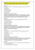 NBCE PART 1 - GENERAL ANATOMY EXAM LATEST 2025&sol;2026 ACTUAL EXAM 200&plus; QUESTIONS AND CORRECT DETAILED ANSWERS PLUS RATIONALES