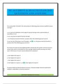 NC ACCIDENT & HEALTH EXAM 2025 QUESTIONS AND ANSWERS