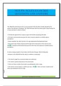 NGN PN- NCLEX EXAM 2025 QUESTIONS AND ANSWERS