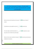 NJ Tax Assessors Exam - Terms and Concepts&period; EXAM 2025 QUESTIONS AND ANSWERS