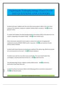 Nightingale Pathophysiology Final EXAM 2025 QUESTIONS AND ANSWERS
