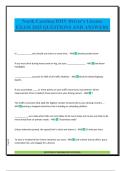North Carolina DMV Driver's License EXAM 2025 QUESTIONS AND ANSWERS