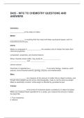 D425 - INTO TO CHEMISTRY QUESTIONS AND ANSWERS