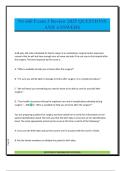 NS 660 Exam 3 Review 2025 QUESTIONS AND ANSWERS