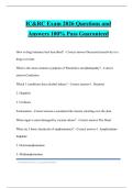 IC&RC Exam 2026 Questions and Answers 100&percnt; Pass Guaranteed
