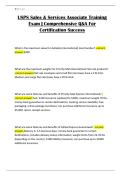 USPS Sales & Services Associate Training Exam &vert; Comprehensive Q&A For Certification Success