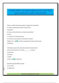 NURS 6903 Advanced pharm EXAM 2025 QUESTIONS AND ANSWERS