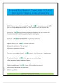 Pearson Vue Booklet Nurse Aide I EXAM 2025 QUESTIONS AND ANSWERS