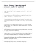 Huma Chapter 5 questions and answers graded A&plus; updated