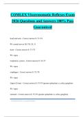 COMLEX Viscerosomatic Reflexes Exam 2026 Questions and Answers 100&percnt; Pass Guaranteed