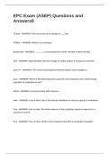 EPC Exam &lpar;ASEP&rpar; Questions and Answers