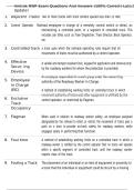 Amtrak RWP Exam Questions And Answers &lpar;100&percnt; Correct&rpar; Latest Update