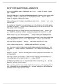 DPS TEST QUESTIONS & ANSWERS