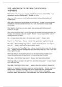 DPS HANDBOOK 79 REVIEW QUESTIONS & ANSWERS