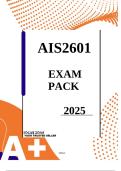 AIS2601 EXAM PACK 2025 &vert;PRACTICE MATERIALS&vert;