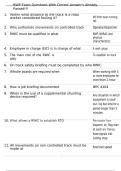 RWP Exam Questions With Correct Answer's Already Passed&excl;&excl;&excl;