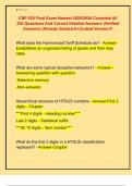 CBP 520 Final Exam Newest 2025&sol;2026 Complete All  220 Questions And Correct Detailed Answers &lpar;Verified  Answers&rpar; &vert;Already Graded A&plus;&vert;&vert;Latest Version&excl;&excl;&excl; 